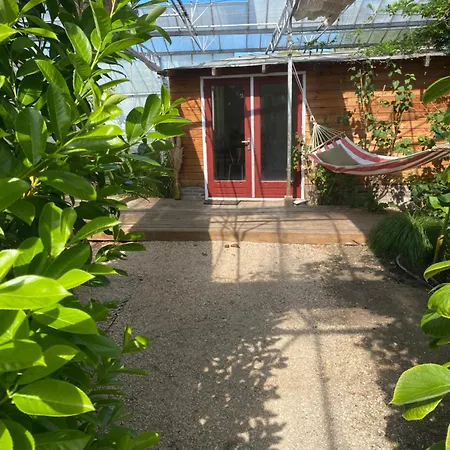 Unique Tiny House Close To Ams Airport With Hottub Chalet Rijsenhout